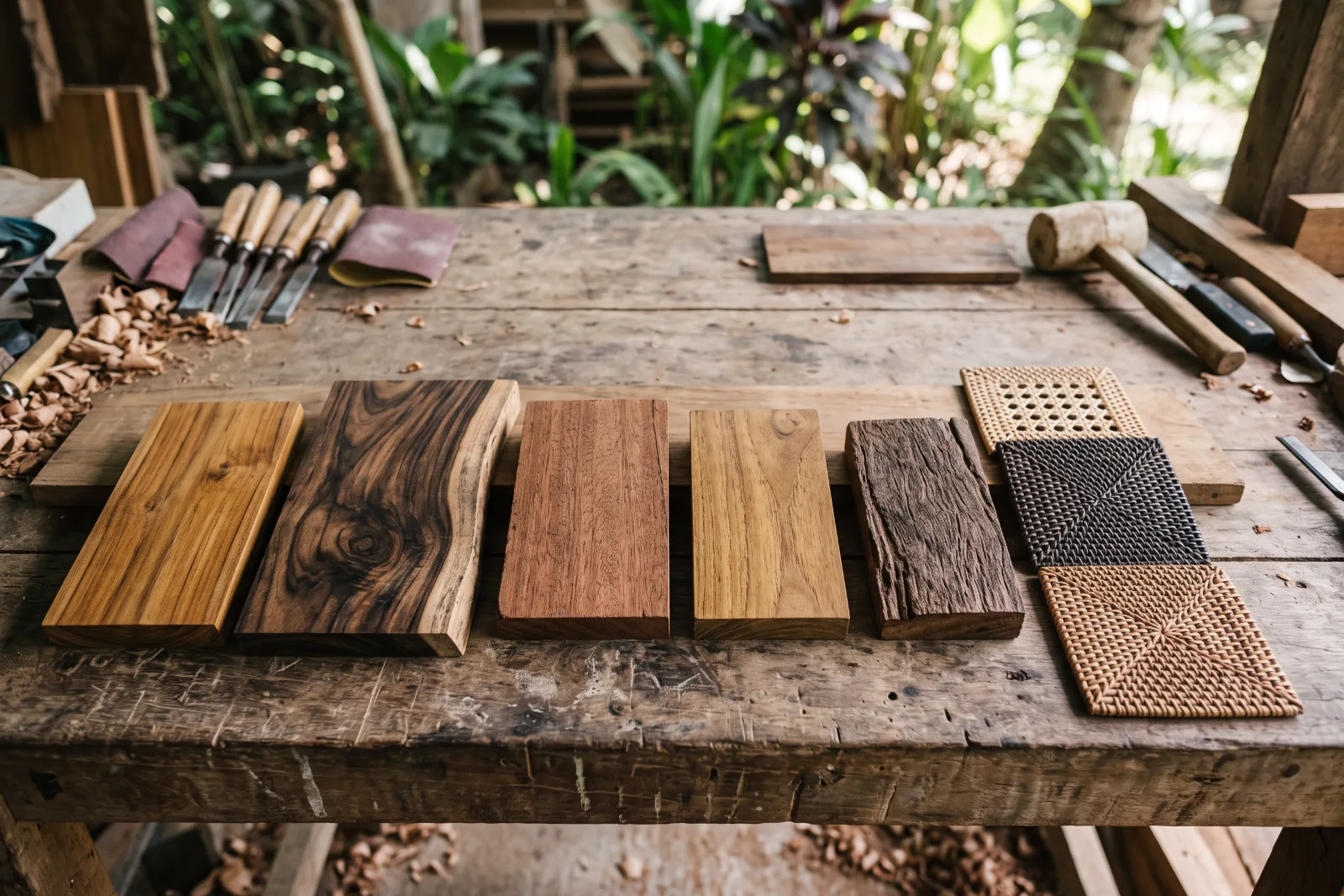 The best wood and materials for furniture in Bali's climate