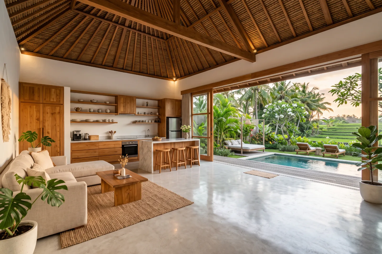 Bespoke kitchens, wardrobes and woodwork, built for Bali